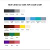 tank top color chart - Kygo Shop